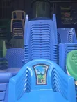 Brand New Stackable Plastic Chairs - 1