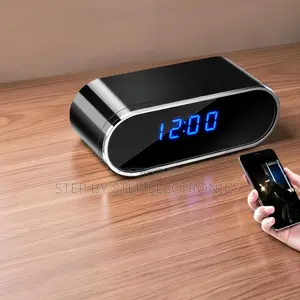 Ultra HD 4K WiFi Alarm Clock Hidden Spy Camera