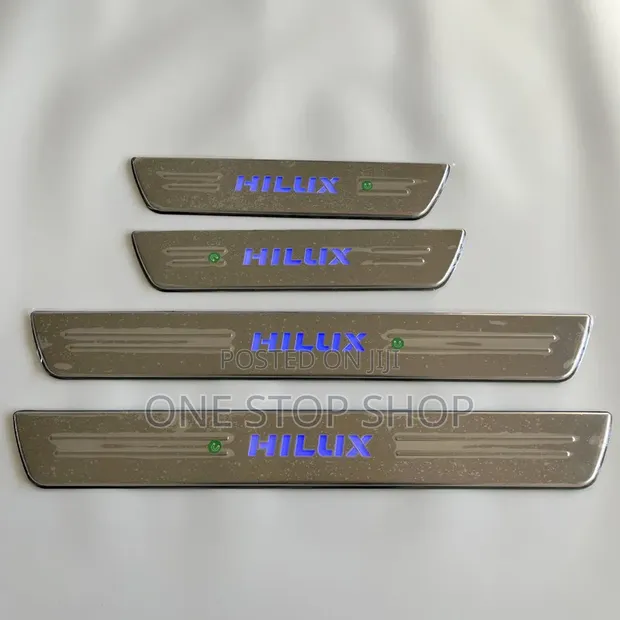 Toyota Hilux LED Door Sill Scuff Plates (4pcs) - 1
