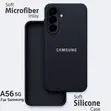 Samsung Galaxy A55 Silicone Case - Black - 1
