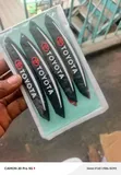 4pc Toyota Branded Rubber Car Door Guard Antiscratch Edge Protector - 2