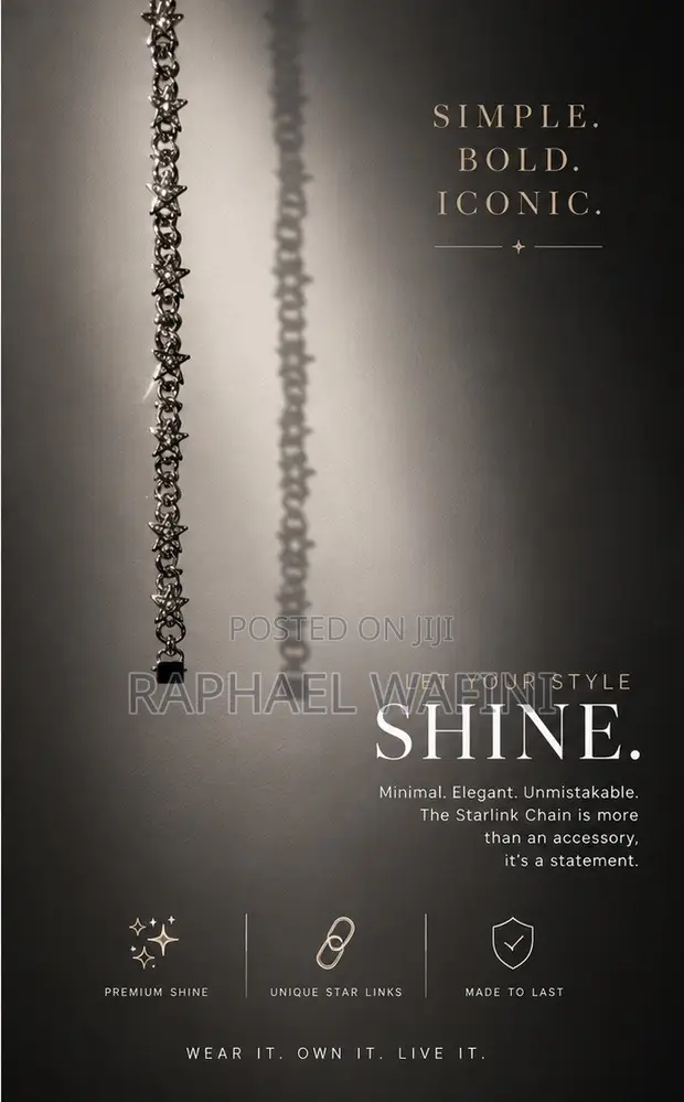 Elegant Silver Chain Necklace - 1