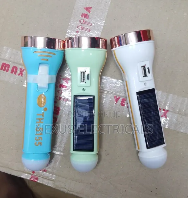 Taa Inayochajiwa kwa USB na Jua - 1