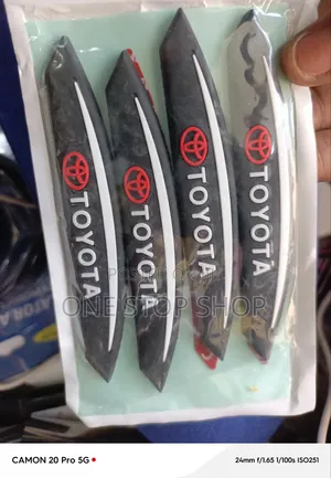 4pc Anti-Collision Scratch Protectors with Toyota Logo