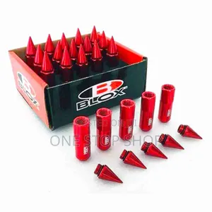20pc Sport Tuner Spiked Lug Nuts - Various Colors