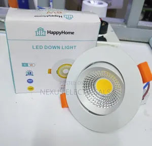 d.light Tiltable Downlighter 6W Nyeupe ya Joto