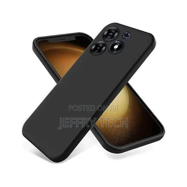 Motorola Edge 60 Neo Case - Black Silicone Protective Cover - 1