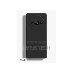 Redmi A3 Pro Phone Cover - Black Silicone Shockproof Case
