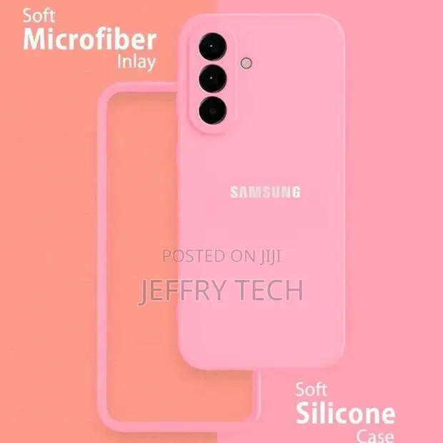 Liquid Silicone Case for Samsung Galaxy A56 - Pink - 1