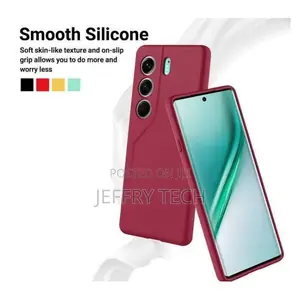 TECNO CAMON 40 PRO Liquid Silicone Case - Maroon