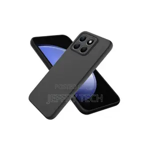 Honor X8b Phone Case - Soft Silicone Shockproof Back Cover (Black)