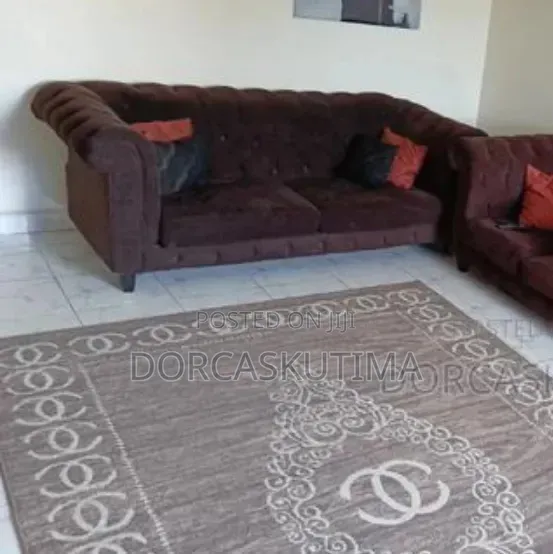 Brown Chester Sofa Set - 1