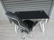 Boss Office Products Combo Desk and Leather Chair - 4