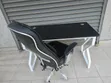 Boss Office Products Combo Desk and Leather Chair - 5
