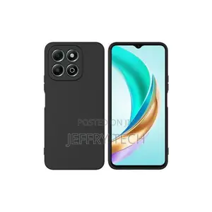 Honor X6C Silicone Protective Phone Case - Black