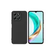 Honor X6C Silicone Protective Phone Case - Black - 1