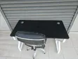 Brand New Metallic Frame Office Desk and Leather Chair - 3