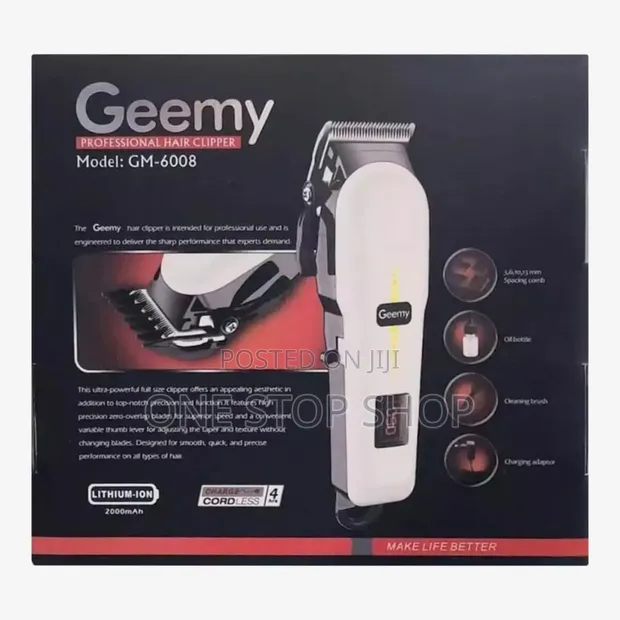 Rechargeable Wireless Hair & Beard Trimmer Shaver - 1