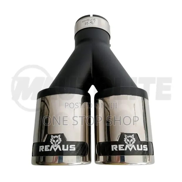 Ncha ya Remus Sport Exhaust - Chuma cha pua, Nyeusi na Chrome - 1