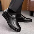 Men's Leather Slip-On Casual Shoes - 2