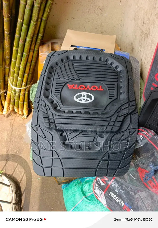 Heavy Duty Toyota Branded Deep Dish Carpet All Weather Mats - 1