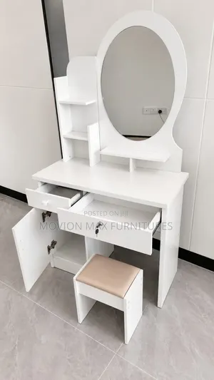 Dressing Table with Mirror and Drawers