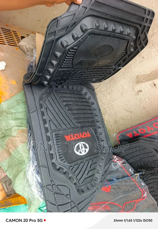 Toyota Floor Mats with Non-Slip Ridges - 1