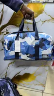 Blue Multicolor Gym Bag - 2