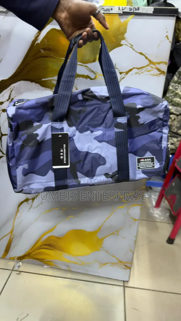 Purplish Multicolor Gym Bag - 1