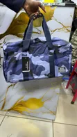 Purplish Multicolor Gym Bag - 1