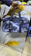 Purplish Multicolor Gym Bag - 2