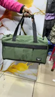 Jungle Green Fashion Travel Bag with Shoe Compartment - 2