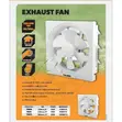 Tolsen Exhaust Fan Ventilation Fan Bathroom Wall Mount - 5
