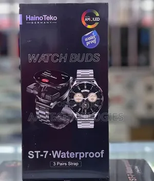 Haino Teko ST-7 Smartwatch with Wireless Earbuds