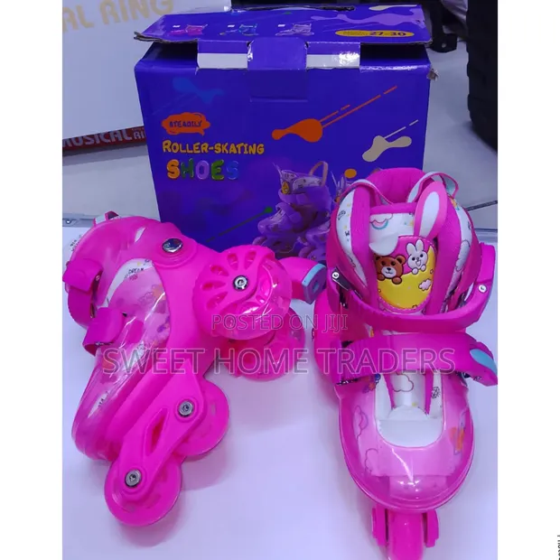 Brand New Pink Roller Skates - 1