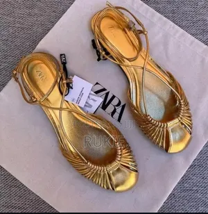 Zara Strappy Flat Sandals