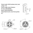 Minidrone Brushless Motors + ESC + Propellers (4 Set) - 4