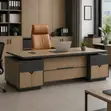 Executive Office Desk 2.4m with Side Storage - 1