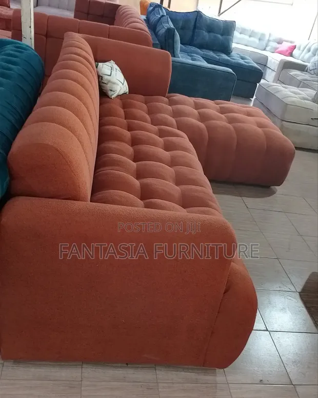5-Seater Bubble L-Shaped Sectional Sofa - Brand New - 1