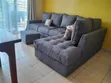Brand New 5 Seater L-Shaped Sofa (Grey) - 1