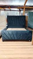 5x6 Bed Frame with Sunburst Tufting - Free Delivery - 1