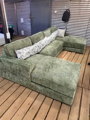 8 Seater U-Shaped Sectional Sofa - Brand New