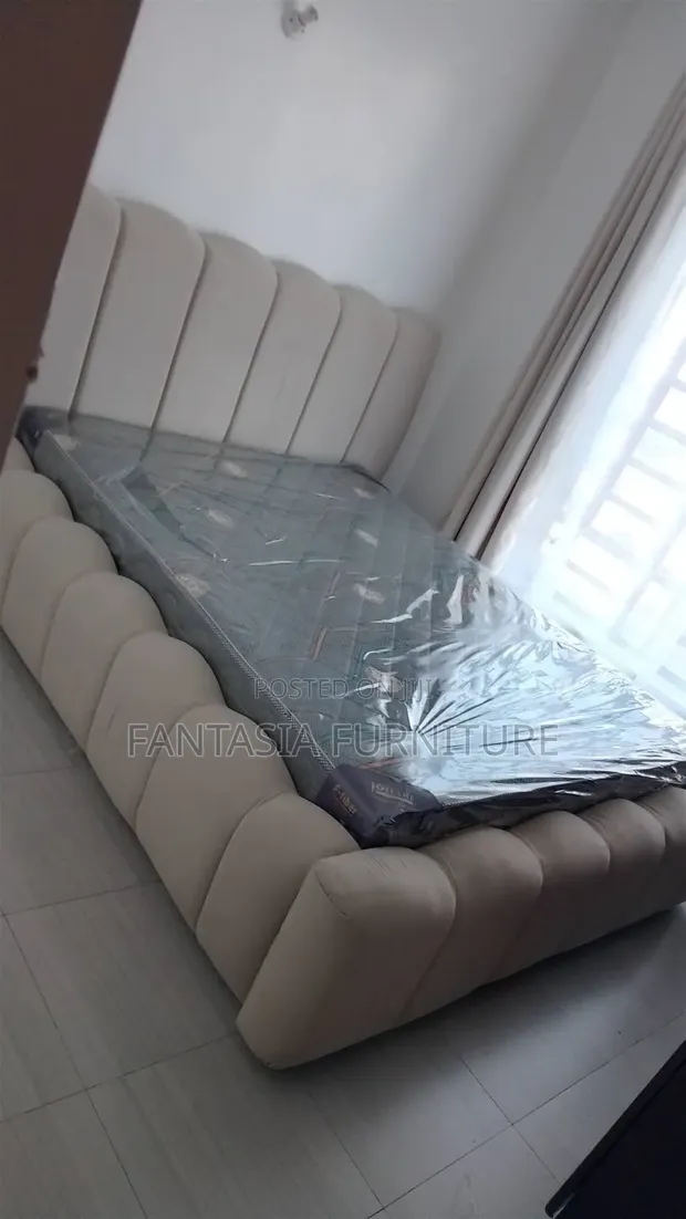 5x6 Bubble Bed - Cream & White - 1