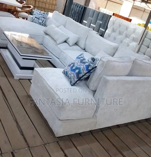 Brand New 8 Seater U-Shaped Sectional Sofa - 1
