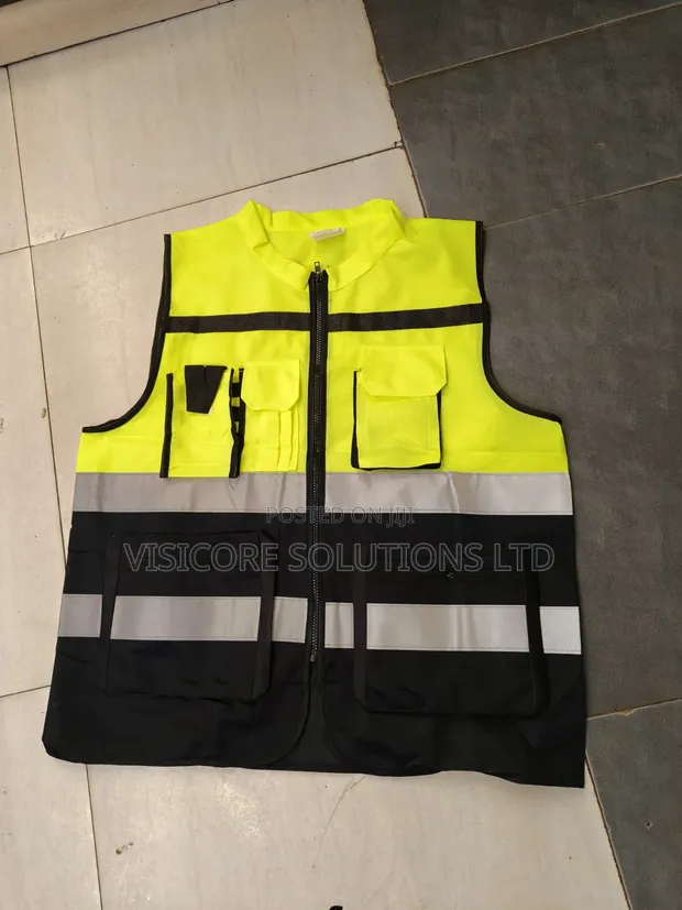 Chinese Collar Reflective Safety Vests - 1