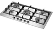 Hisense 86cm Built-in Gas Hob - Black Stainless Steel - 1
