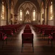 Fabric Church Seats with Mid Backrest - Brand New - 3