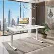 Ergonomic Smart Powered Adjustable Desk - White 1.4m - 4