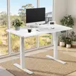 Ergonomic Smart Powered Adjustable Desk - White 1.4m - 5