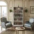 Modern White Open Bookshelf - 3